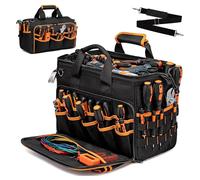 Bolsa de Herramientas DGEV, Organizador de Herramientas, Bolsa de Herramientas para Electricistas, Portaherramientas, Bolsas de Herramientas para Electricistas black