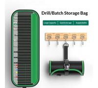 Bolsa de Herramientas Eléctricas, Kit de Almacenamiento Portátil de Tela Oxford, para Electricistas y Carpinteros Profesionales, Reparaciones en el Hogar, Academia, Bolsa de Mano para Brocas 1pcs
