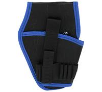 Bolsa de herramientas eléctricas, riñonera, portátil, duradera, multifunción, soporte para taladro, funda para electricistas, trabajadores de la construcción, poliéster, 26 cm, 15 (Azul)