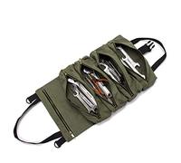 Bolsa de herramientas enrollable multiuso, rollo de llave, cubo de almacenamiento de lona, bolsa de primeros auxilios para coche, bolsa de almacenamiento con cremallera, bolsa de transporte para coche