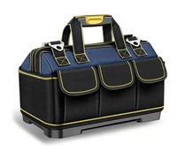 Bolsa de herramientas multifuncional de gran capacidad, lona Oxford, impermeable, gruesa, resistente al desgaste, almacenamiento de reparación de herramientas, bolsa de electricista 23in Classic