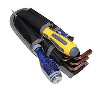 Bolsa De Herramientas Pequeña Cinturón - Bolsa De Herramientas Multibolsillos Con Grapas De Metal Y Tela Oxford Resistente | Portaherramientas Para Electricistas, Carpinteros Y Manitas | Cinturón