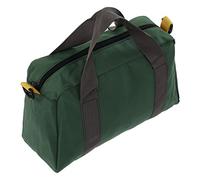 Bolsa de herramientas portátil vacía 30 x 18 x 12 cm lona grande impermeable bolsa de herramientas con asa, multiusos resistente al desgaste maletín de herramientas electricista carpintería