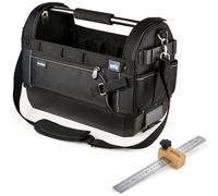 Bolsa de herramientas ProClick Tool Bag M abierta - 48 × 33 × 24 cm - de BS Systems, Joint Company of Bosch & Sortimo L-Boxx - Portaherramientas profesional con asa y correa para el hombro