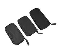Bolsa de lona negra para multímetros digitales a prueba de golpes (tamaños S/M/L), compatible con Fluke, Klein y otras marcas
