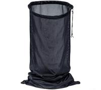 Bolsa de madera resistente de 24 x 48 pulgadas para trituradora eléctrica Craftsman, bolsa de recogida de desechos de malla de poliéster negra con cerraduras para GreatCircle Landworks SuperHandy