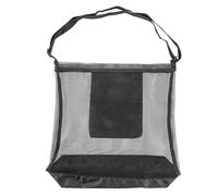 Bolsa de malla para forrajeo, ventilada, multiusos, bolsa de recogida de , bolsa de forraje, para bayas, flores silvestres, frutas, , playa, jardín, parque, aventuras al aire libre, Black