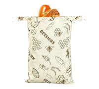 Bolsa de pan de de abejas Algodón Reutilizable Almacenamiento de Alimentos