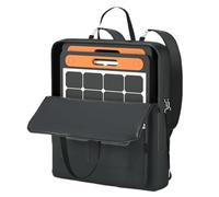 Bolsa De Panel Solar - Bolsa De Cargador Solar | Portador De Almacenamiento De Doble Capa Para 2 Paneles | Cortero De Almacenamiento De Servicio Pesado Con Correa Para El Hombro | Organizador De Viaje