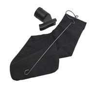 Bolsa de polvo para sierra, colector de polvo ajustable con cable, bolsa de residuos de gran capacidad, accesorio de sierra ingletadora para carpintería, cortador y gestión de máquinas de mármol para
