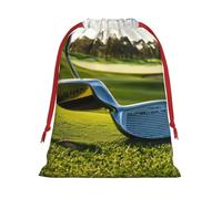 Bolsa de regalo con cordón para decoración de palos de golf, para fiestas, cumpleaños, aniversarios