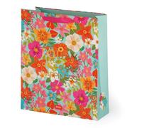 Bolsa de regalo grande flores Legami
