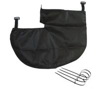 Bolsa de repuesto para aspiradora compatible con Ein-hell GE-CL 36 Li E-Solo y para Gardenic Hof 3000 W, tejido no tejido resistente con cremallera y anillo de fijación de 30 cm, diseño de conexión