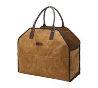 - Bolsa de transporte - 59 x 17 x 48 cm, de piel, bolsa de madera resistente al agua, bolsa de transporte resistente | Perfecto para barbacoa de camping