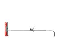 fischer - Tacos Compatibles con Placas de Yeso PLADUR® DuoTec, para soporte tv 12 mm, Bolsa 4 uds tacos PLADUR®, Color Gris/Rojo