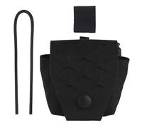 Bolsa EDC para Equipo Táctico al Aire Libre, Kit De Herramientas de Caza Multifuncional, Bolsa de Accesorios Tácticos Ajustable para Cinturón de Servicio, Chaleco MOLLE y Mochila(Black)