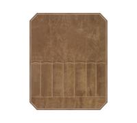 Bolsa enrollable de almacenamiento para cuchillos de Chef, estuche de lona encerada para cuchillos con 7 ranuras para cuchillos, herramientas de cocina, estuche para cuchillos, bolsa enrollable