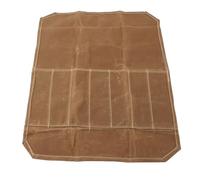 Bolsa Enrollable para Cuchillos de Chef, Lona Encerada Resistente Al Desgaste, Porta Cuchillos Impermeables para Viajes, Acampadas, Entusiastas de la Cocina (Caqui)