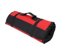 Bolsa Multifuncional para Rollo de Cuchillos de Chef, 20 Ranuras, Soportes para Cuchillos, Protectores, Bolsa de Almacenamiento para Regalo de Cocina (Rojo)