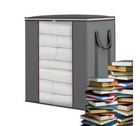 Bolsa organizadora de almacenamiento de mantas | Organizador de ropa de cama transparente con ventana, contenedor de tela para edredón y manta para ropa de cama tamaño King