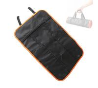 Bolsa organizadora de tela Oxford con diseño de múltiples bolsillos, asa de transporte, organizador de electricista de trabajo instalador, bolsa de almacenamiento de herramientas de mano