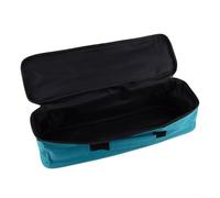 Bolsa organizadora de tela Oxford de 18 pulgadas para equipo de electricista, incluye brocas, baterías y herramientas de medición (negro)