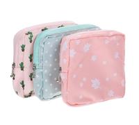 Bolsa Organizadora de Toallas Sanitarias de Tela, 3 Piezas