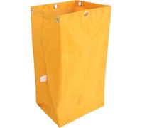 Bolsa Organizadora para Limpieza, Lona Amarilla, a Prueba de Salpicaduras | Carrito de Limpieza Comercial, Compartimentos Múltiples, para Ropa de Hotel y Zonas Húmedas