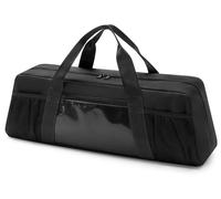 Bolsa para accesorios de barbacoa: Bolsa de almacenamiento negra para accesorios de parrilla