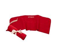 Bolsa para cubiertos de tela de Robbe & Berking. Almacenamiento de cubertería de plata y chapada en plata. Protege la cubertería de plata de los arañazos y puede evitar el deslustre. (12 tenedores para tartas / 12 cucharillas de café)