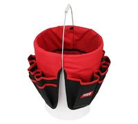 Bolsa para herramientas Bucket Bag (Diámetro: 30 cm, Negro/Rojo, Poliéster)