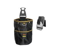 Bolsa para la cintura, bolsa impermeable Woodworking Pouch, Utility Organizer with Quick-Release Belt, Multi Pocket Carpenter Waist Pack, for Construction, Hardware, Work