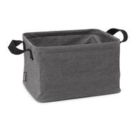 Bolsa para la colada 35 l, negro pimienta, tela, Brabantia
