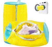 Bolsa para lavar zapatos, bolsa de lavandería para limpiar zapatillas, para lavadora y secadora, reutilizable, 1 unidad Gray