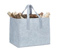 Bolsa para leña bolso de almacenaje cesta multifuncional plegable 50 L