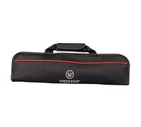 Bolsa Portátil para Cuchillos Estuche 5 Ranuras Porta Cuchillos Cubiertos Hogar Cocina Viajes ROJO