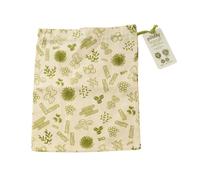 Bolsa reutilizable para alimentos NBA156 25 x 30 cm, algodón, Pebbly