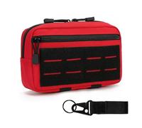 Bolsa táctica Molle, bolsa de herramientas de nailon 1000D con mosquetón de cinturón, bolsa de almacenamiento impermeable para chalecos, mochilas