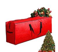 bolsas de almacenamiento para árbol de Navidad de 7,5 pies, bolsas impermeable para árbol de Navidad artificial a prueba de polvo con asas y cremalleras, 122x38x50cm/165x38x75cm
