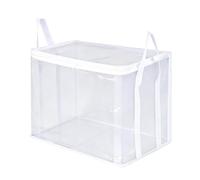Bolsas De Almacenamiento Para Mudanzas - Contenedor De Libros A Prueba De Polvo De 250 G, Organizadora Con Cremallera Transparente, Contenedor De Ropa Apilable, De Transporte De Viaje
