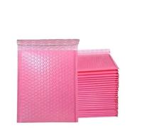 Bolsas De Burbujas Autosellantes 100 sobres acolchados for envíos postales, embalaje y suministros for pequeñas empresas. Autoadhesivos, impermeables y for envíos exprés.(Pink,15 * 18cm)