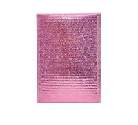 Bolsas de envío holográficas for pequeñas empresas, 100 Uds., bolsa embalaje láser Multicolor, sobre burbujas, for oficina correo para Cosméticos(Color 3,18 * 23cm)
