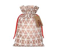 Bolsas de envoltura reutilizables con estampado de fondos de oro rosa, bolsas de envoltura versátiles para ocasiones especiales, aniversarios, fiestas más