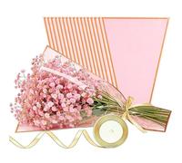 Bolsas de flores de 11 x 18 x 3.5 pulgadas con cinta, soporte para ramo de flores, para , bodas, cumpleaños, día de la madre, San Valentín, graduación, inauguración de la casa
