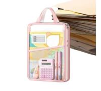 Bolsas de Malla con Cierre,Portadocumentos Reutilizable A4 En Forma De L Y Portátil | Bolsas De Archivos Multiuso,Para Oficina Escuela Viaje Juegos De Mesa