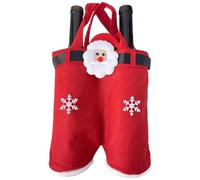 Bolsas de Navidad de tela, Bolsa de Navidad - Bolsas de Navidad para niños,Bolsa de embalaje de bocadillos de de vacaciones de invierno de tamaño múltiple con asa