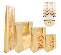 Bolsas de papel para pan con etiquetas (100 unidades)