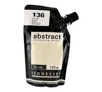 Bolsas de pintura acrílica abstracta de 120 ml, titanio pulido 136
