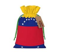 Bolsas de regalo con cordón con estampado de bandera de Venezuela, para temporada de vacaciones, cumpleaños, aniversarios y cualquier ocasión especial
