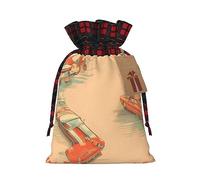 Bolsas de regalo de Navidad: bolsas de regalo festivas para todas las vacaciones y estaciones, a juego con diseño de cuadros escoceses